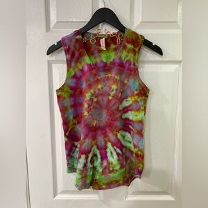 Woman’s large tank